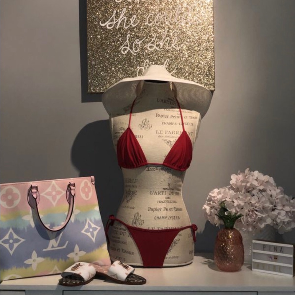 Red bikini